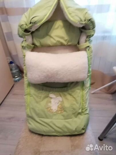 Зимний детский конверт