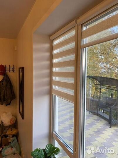 Рулонные шторы в коробе и с направляющими Q5591