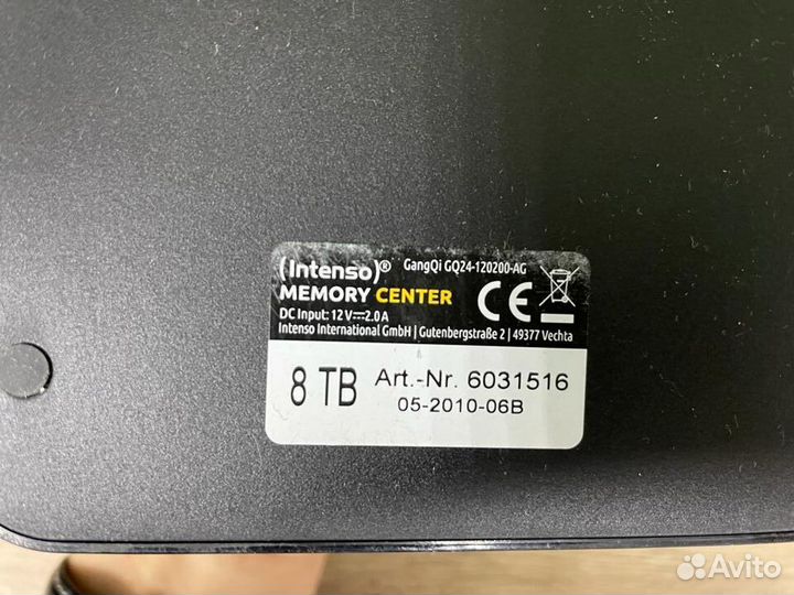 Внешний жесткий диск 8 тб Intenso