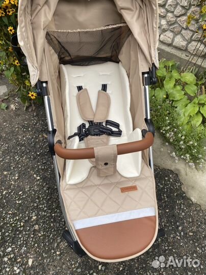 Коляска luxmom libra (беж на серебре )