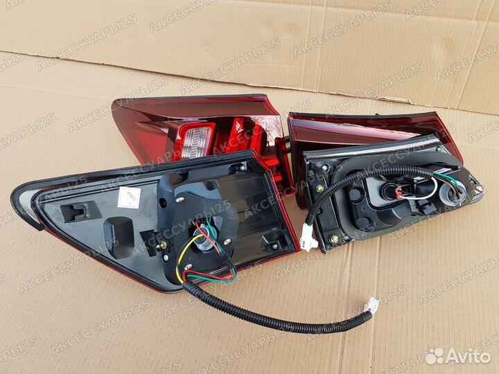 Стопы тюнинг Lexus IS250, IS350 2005-2013г Красные