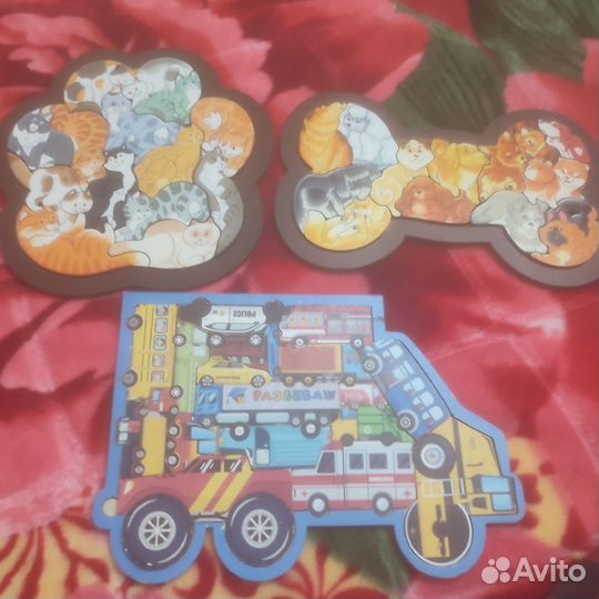 Развивающие деревянные игрушки головоломки