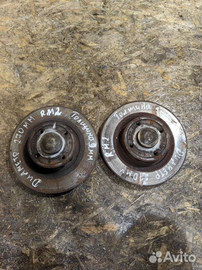 Тормозные диски задние пара Рено меган 2 270 мм