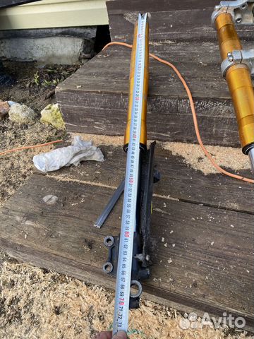 Вилка (перья с траверсой) на питбайк купить в Ижевском | Авито