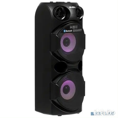 Ас PS-750, черный (80 Вт, TWS, Bluetooth, FM, USB