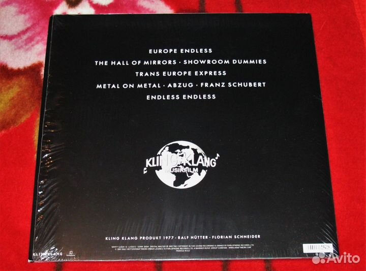 Фирменный винил 8 kraftwerk - trans-europe express