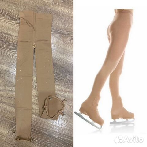 Новые колготки для фигурного катания со стразами