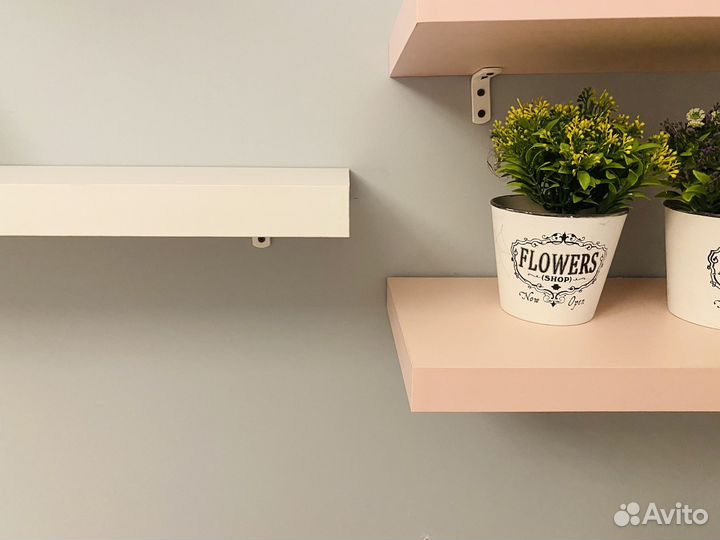 Полка настенная навесная комплект в детскую