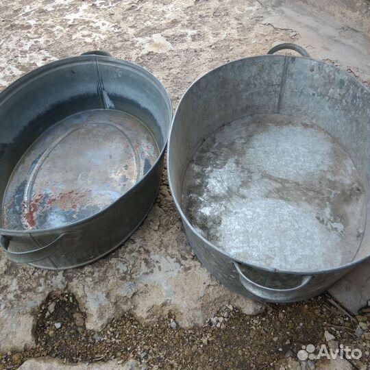 Таз оцинкованный