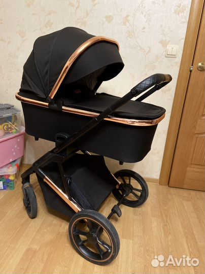 Коляска 2 в 1 Moon Style Rose Gold