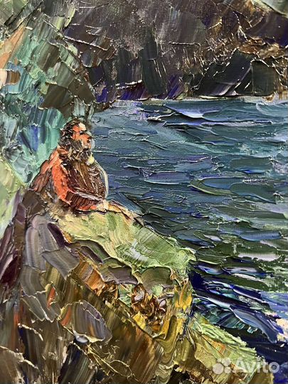 Картина маслом на холсте пейзаж