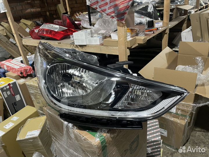 Фара хундай солярис 2 2017-2020 запчасти хундай