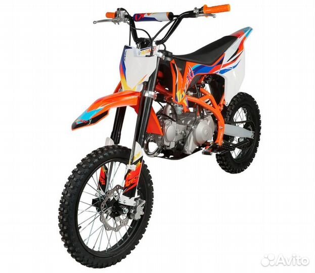 Питбайк ataki prime 125 (механ. сцепл., эл. старте