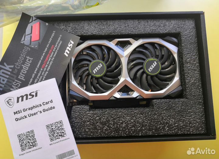 Видеокарта GeForce MSI GTX 1660 super XS OC 6 Gb