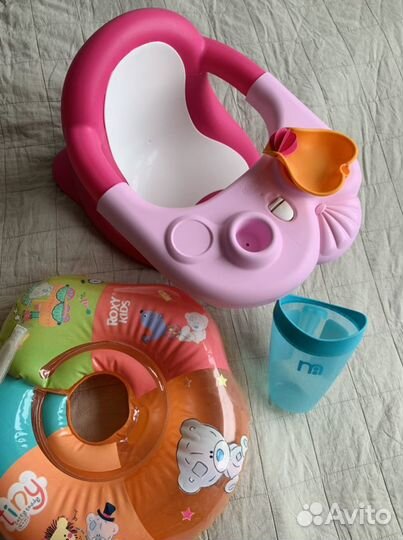 Стульчик для купания smoby, круг для купания