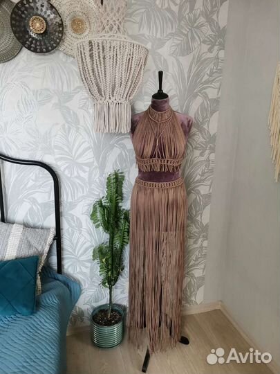 Костюм бохо макраме