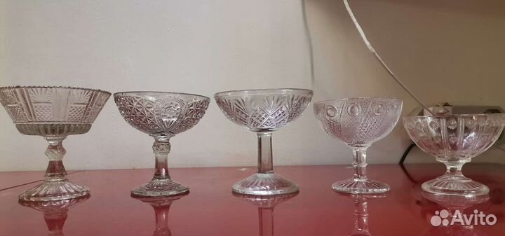 Ваза на ножке креманка