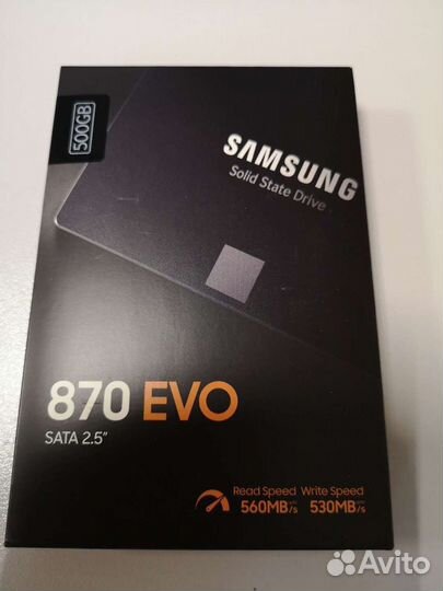Ssd диск Samsung Evo 870 512 GB