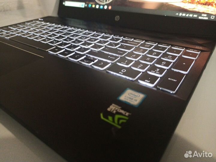 HP Pavillion core i5 8300H/GTX 1050Ti/12 gb