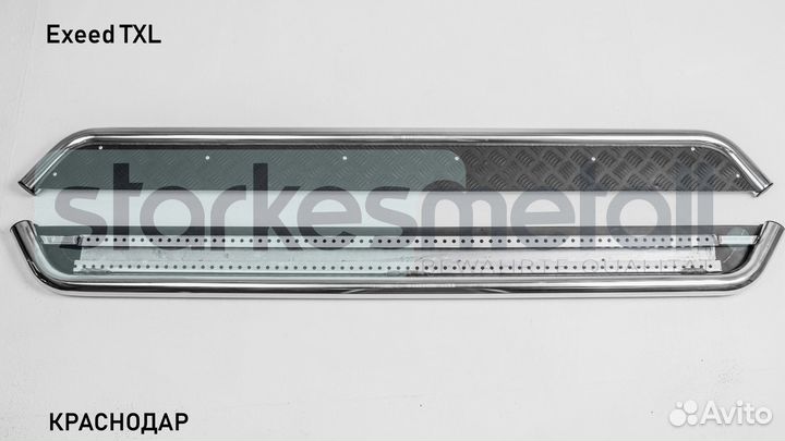 Пороги подножки Exeed TXL Classik