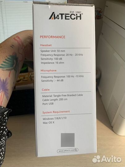 Новые игровые наушники a4tech fh200u