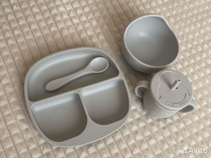 Силиконовая посуда для малышей