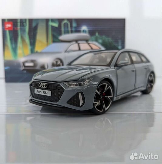 Металлическая модель универсала audi RS 6