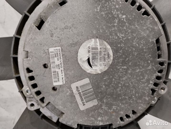 753355806 Вентилятор охлаждения бмв х5 е70