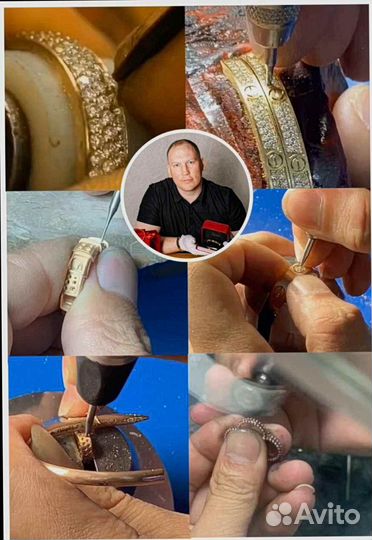 Браслет Cartier Love с 6 бриллиантами