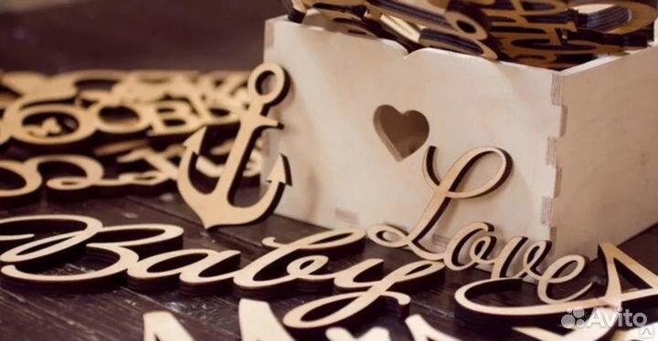 Лазерная резка гравировка фанеры