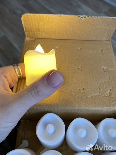 Свечки на батарейках 12 шт