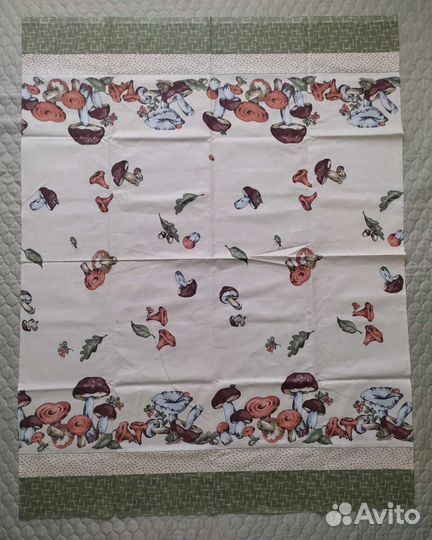 Скатерть лен и комплект салфеток