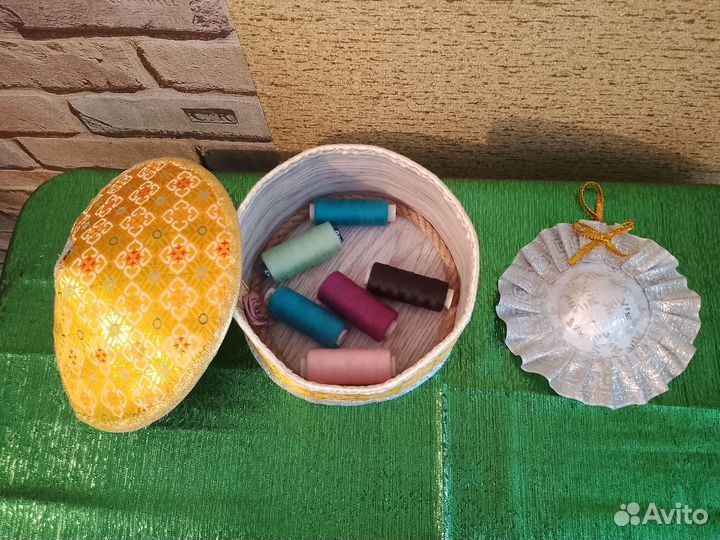 Шкатулка для ниток,игольница
