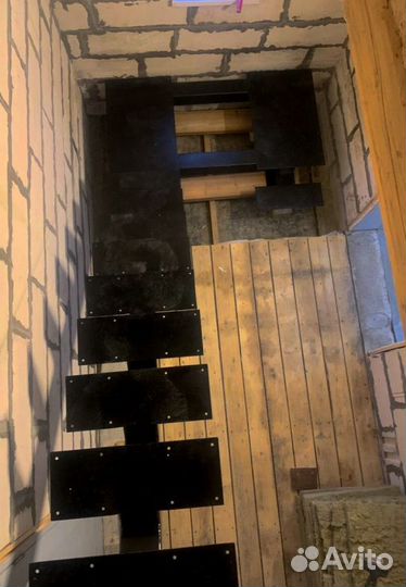 Забежная лестница с установкой