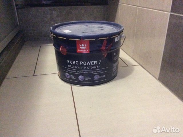 Euro power 7 9л. Tikkurila Euro Power 7 х498.