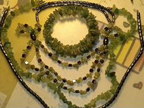 Ожерелье браслеты натуральные камни