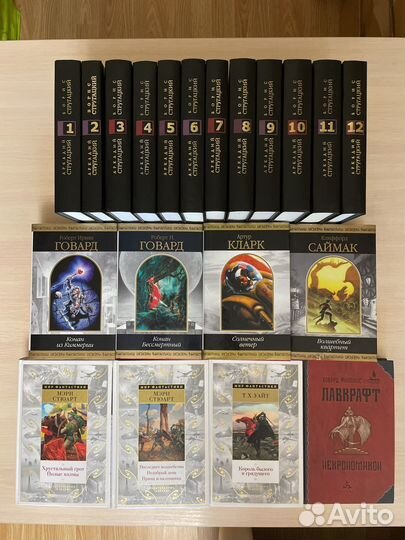 Стругацкие, Головачев, Конан, Кунц, фэнтези