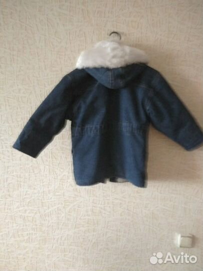 Зимняя джин. куртка на мальчика gloria