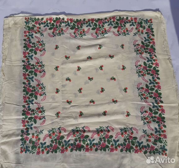 Платки шерсть и хб 150см, 90,85,77см