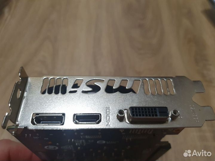 Видеокарта GTX 1050ti MSI