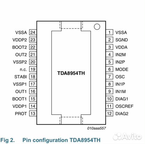 Усилитель на tda8954 схема