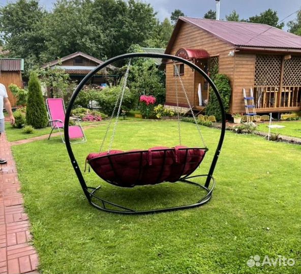 Подвесной диван - качели 
