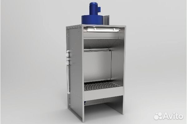 Окрасочная кабина / камера с гидрофильтром