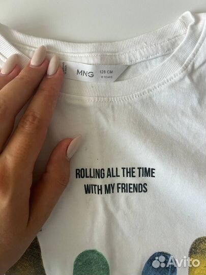 Лонгслив на мальчика 128 см Mango Kids