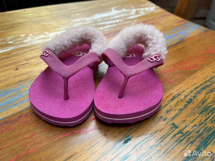 Новые Сланцы UGG детские, Оригинал р.20-21 из США