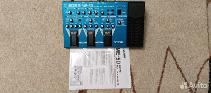 Гитарный процессор boss me 50. Бронь до 20 мая