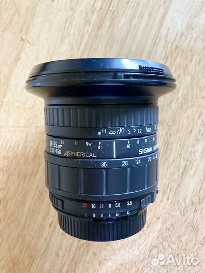Sigma 18-35mm, F/3,5-4,5D MF Aspherical