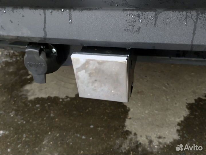 Заглушка фаркопа под квадрат PT Group нержавейка