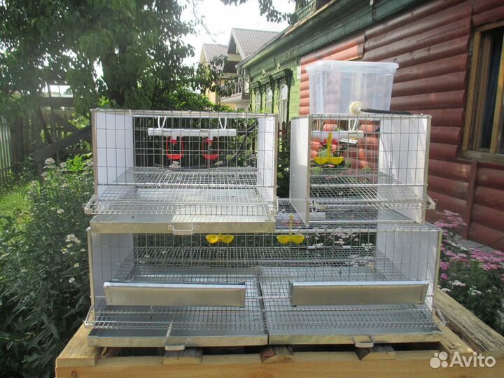 Клетки для перепелов,из алюминия и пластика