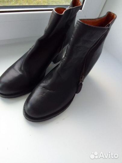 Ботинки осень весна натуральная кожа